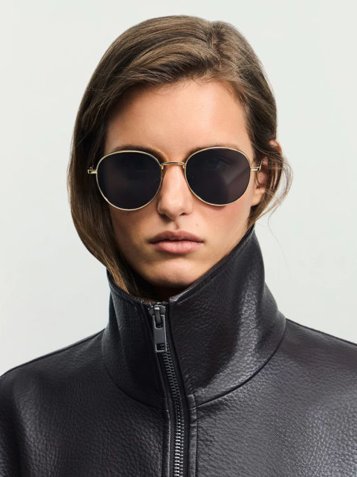 Солнцезащитные очки в металлической оправе / Zarina