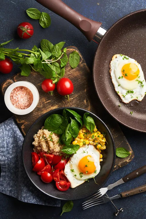 Сковорода Кавказ Природные минералы несъемная ручка, 22 см - Нева металл посуда фото 4