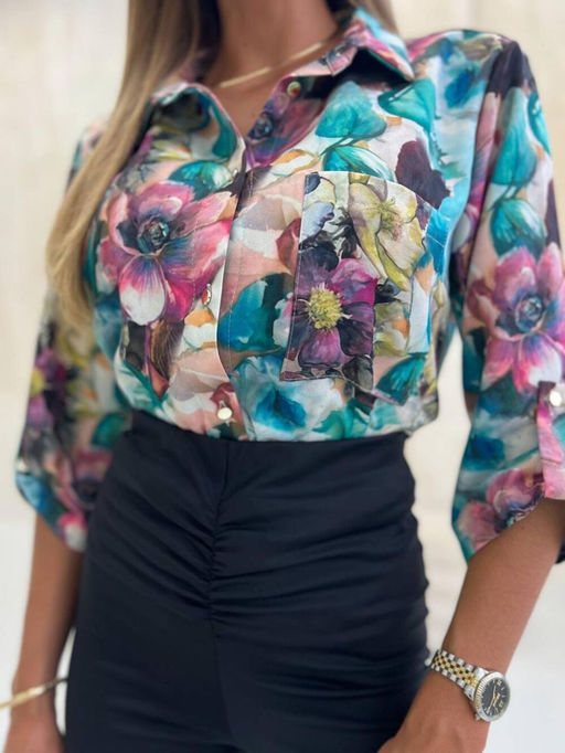 Блуза Nika.PL M&M-12 голубо-зеленый