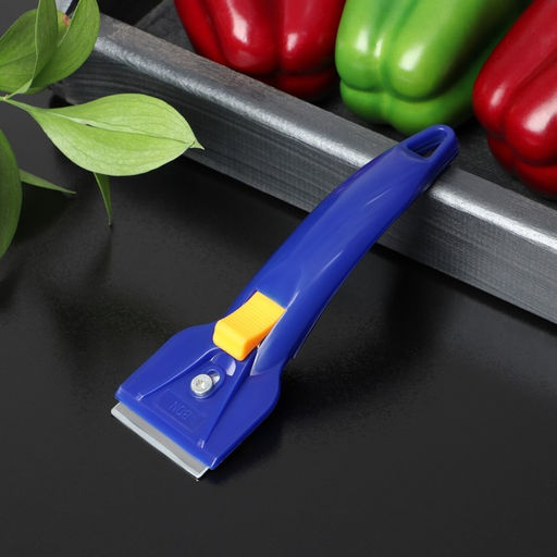 Скребок для стеклокерамики Доляна Базис, 16 см, МИКС  фото 3