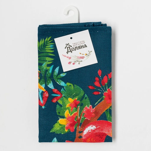 Полотенце кухонное 8 Марта 35х60 см - Доляна фото 5