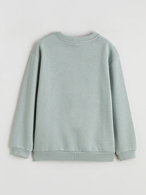 Bisiklet Yaka Erkek ?ocuk Kal?n Sweatshirt