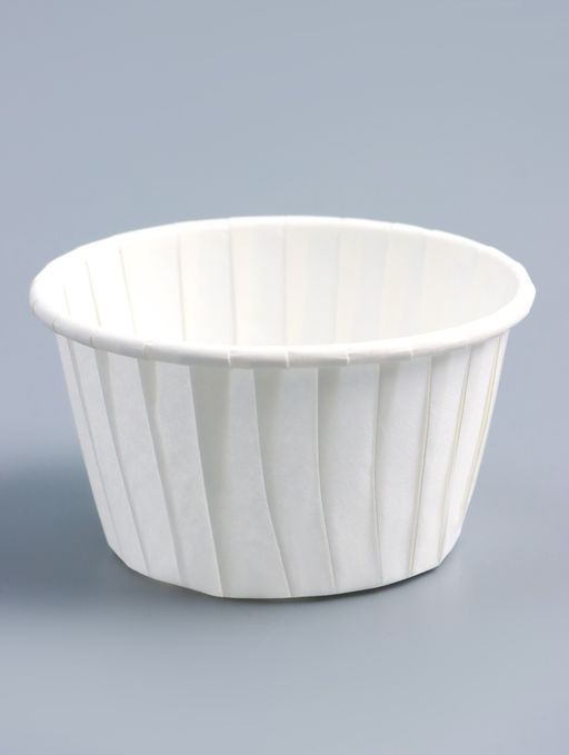 Цена за 100 шт. Форма для выпечки кексов бумажная UPAK LAND «Маффин», 5×4 см, одноразовая, белая