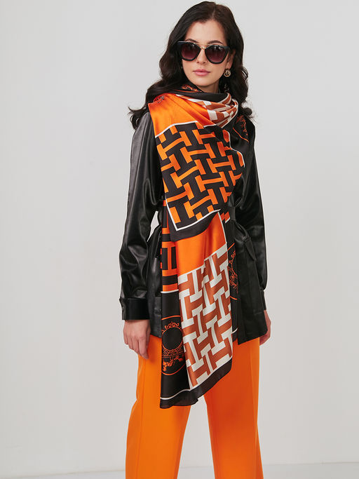 Большой, мягкий, тонкий и очень нежный двусторонний палантин - Tantino фото 8