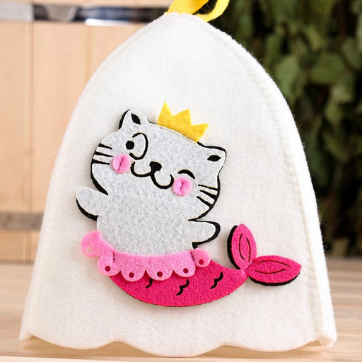 Шапка для бани с аппликацией Ариэль - Simaland фото 2