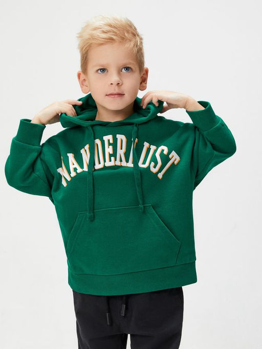 ACOOLA / Джемпер детский для мальчиков Remo темно-зеленый  фото 8