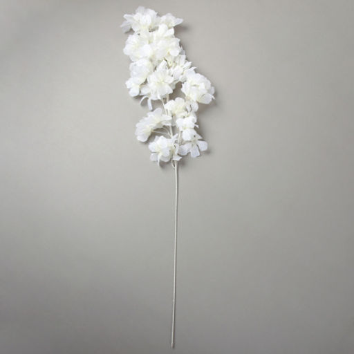 Цветок искусственный 85 см 76 бутонов / GT41-34-W /уп 10/100/500/белый - Галеонтрейд фото 2