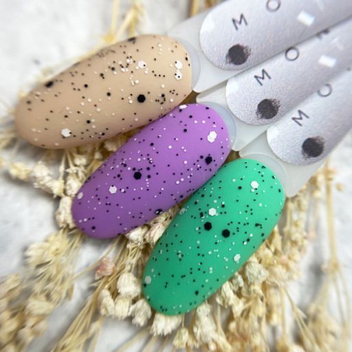 Monochrome-top Mate - матовый топ с монохромными многогранниками без липкого слоя - Patrisa nail фото 2