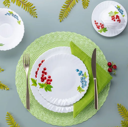 Цена за 6 шт. ТАРЕЛКА ОБЕДЕННАЯ AGNESS BERRY MOOD 25СМ  фото 3