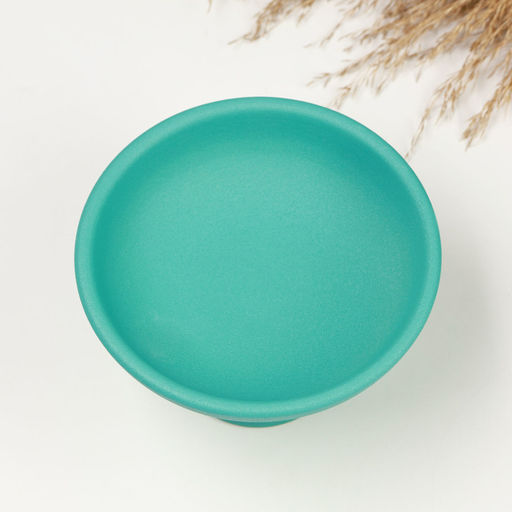 Кашпо для цветов Кристофер, d=13 см, h=8 см, керамика, бирюзовое - Take it easy фото 3