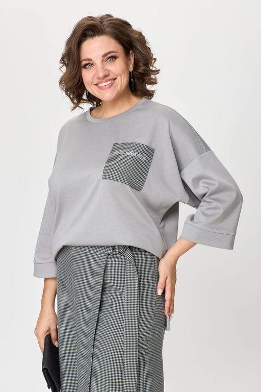 Костюм Michel Chic 1362/1-Р серый, клетка