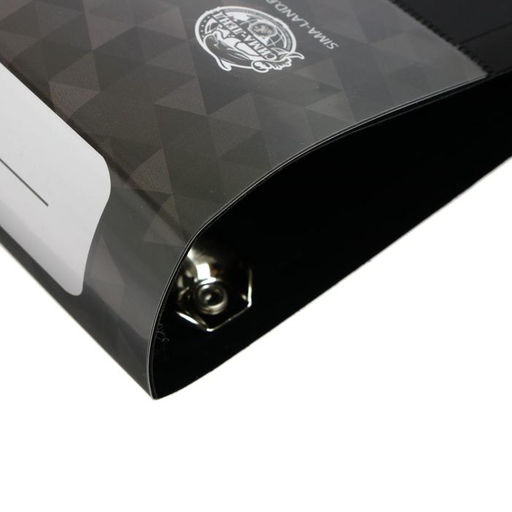 Папка на 4 кольцах А4, Calligrata, 40 мм, 700 мкм, внутренний карман, карман на корешок, черная  фото 4