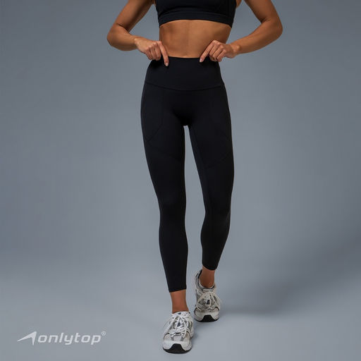 Легинсы женские спортивные ONLYTOP Comfort, размер 42 (S), чёрные