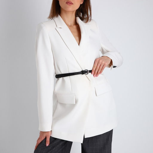 Ремень женский, ширина 1 см, винт, пряжка металл, цвет чёрный - Simaland фото 2