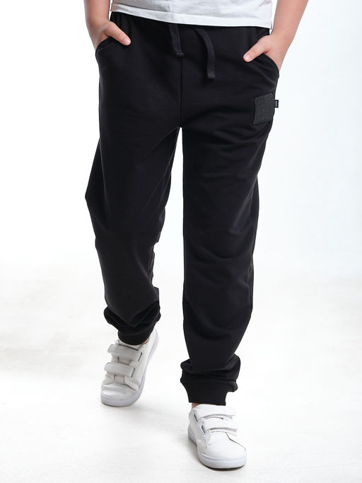 Брюки для мальчика штаны спортивные 22-6004 черный - Mini maxi фото 3