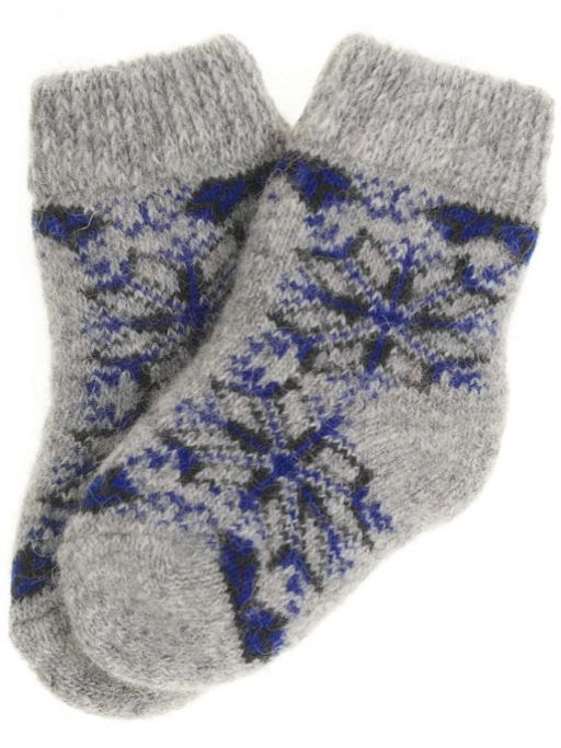 Носки детские "Снежинка с орнаментом" 6367-4