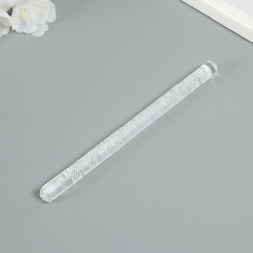 Скалка для творчества акрил Снежинки 16?1 см