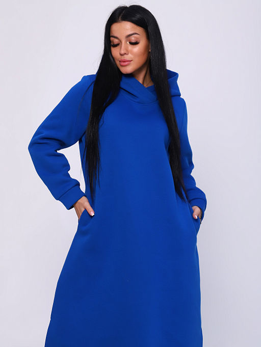 РАСПРОДАЖА Платье женское утепл. Ника_39/василек - Ihomelux фото 5