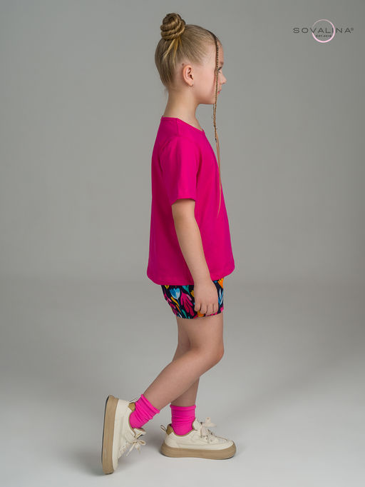 Костюм Лайт фуксия-акварельные цветы - Sovalina фото 20