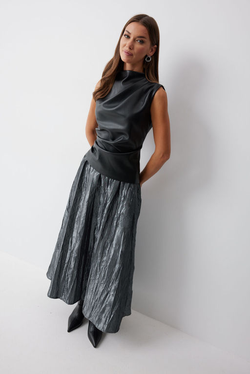 Юбка LYUSHe 4215 серебро  фото 5