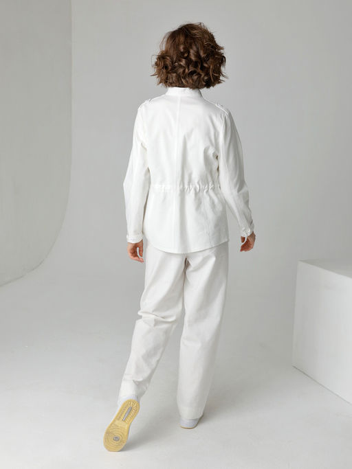 23217 Жакет белый - Dizzyway фото 4