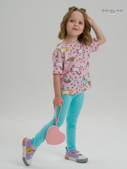 Костюм Мун единорожки на розовом-мятный - Sovalina фото 6