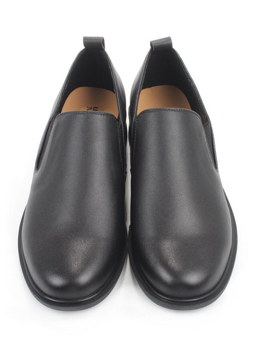 03-M47-20 BLACK Лоферы женские (натуральная кожа)