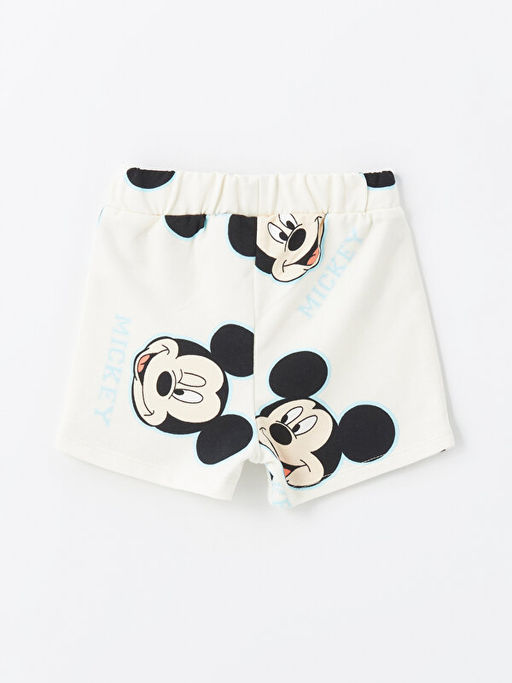 Bisiklet Yaka K?sa Kollu Mickey Mouse Bask?l? Erkek Bebek Ti??rt ve ?ort 2li Tak?m - Waikiki фото 6