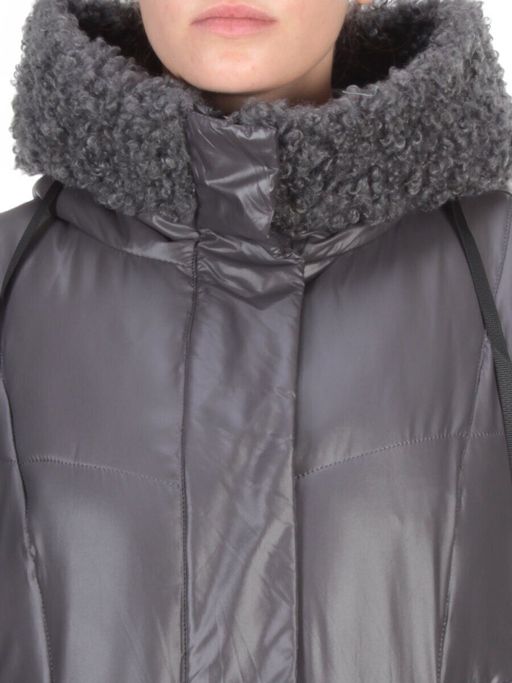 21-985 DARK GRAY Пальто зимнее женское AIKESDFRS (200 гр. холлофайбера) - Fashion фото 10