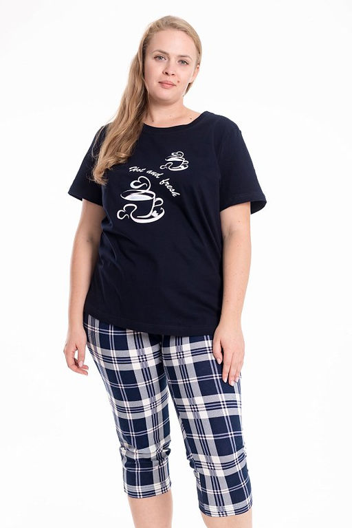 Пижама М324295Пср синий/розовый - Елена фото 5