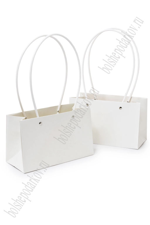 Сумка для цветов 22*13,5*10,5 см (10 шт) SF-7378, белый №8