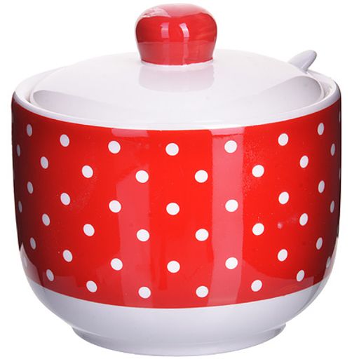 25853 Сахарница с ложкой+крышка 3пр 520м LR(х36)