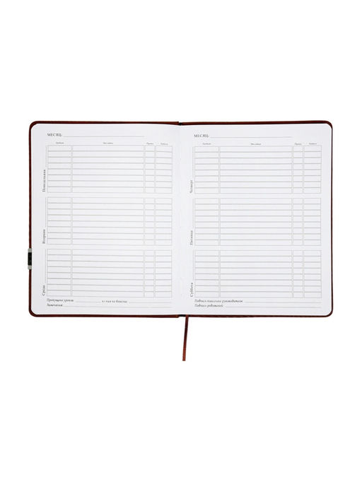 Дневник школьный 1-11 класс, лассе, обложка искуственная кожа коричневая, с хляст, с ручкой   109690