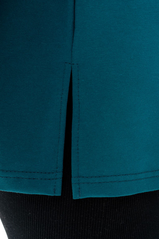 Базовый джемпер из мягкого хлопкового трикотажа Футер 2-х нитка - Solo mio фото 6