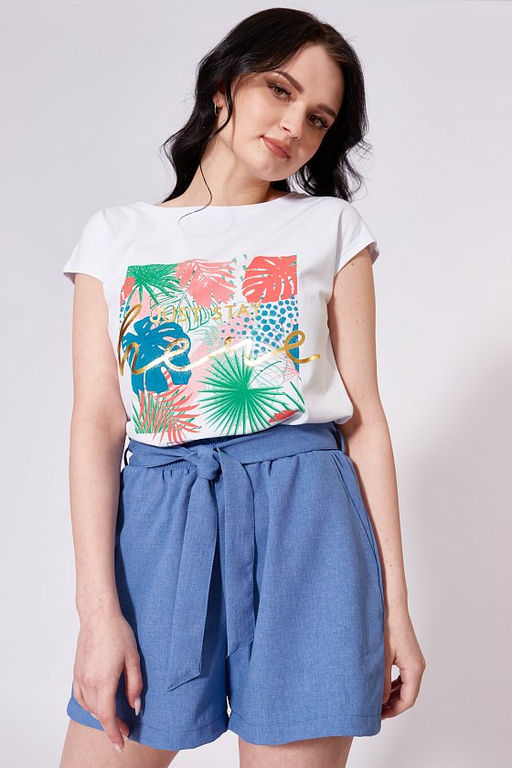 Футболка М323033Па Белый - Елена фото 5