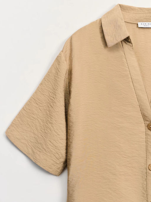 Блуза из вискозы с коротким рукавом ZR2605012011-63 / Zarina