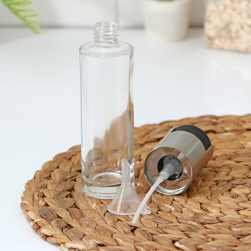 Распылитель для масла и уксуса Magistro Steel, 100 мл, 4.3×18 см, стекло, прозрачный