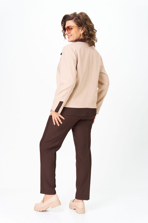 Костюм VILENA 1144 беж+шоколад