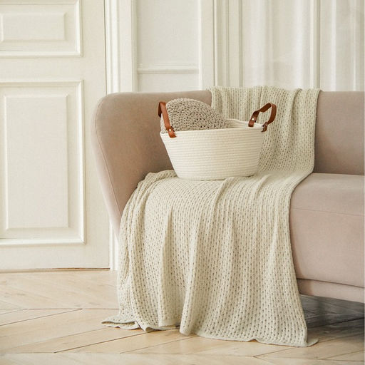 Корзина для хранения SL Home Луиза, плетёная, ручной работы, 333316 см, белая - Sima-land home фото 7