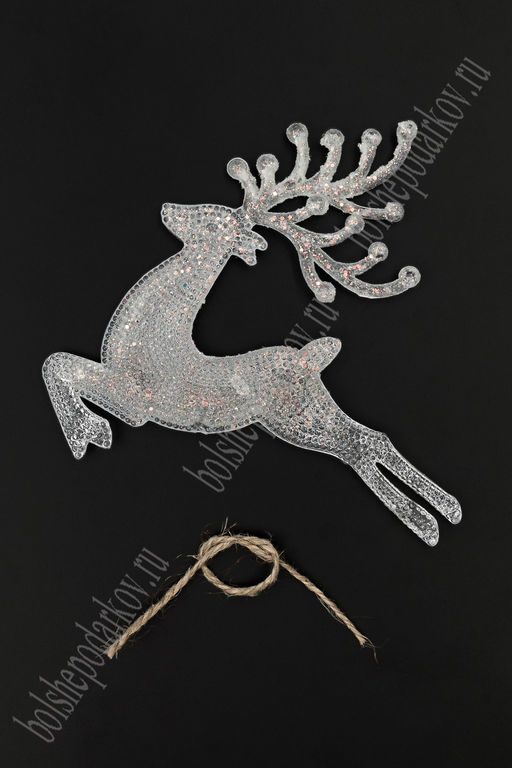 Новогодние украшения Олень 13,5*12 см (SF-1692) №9