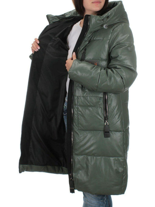 2101 SWAMP Пальто зимнее из эко-кожи (200 гр. холлофайбера) - Фабричный китай фото 8