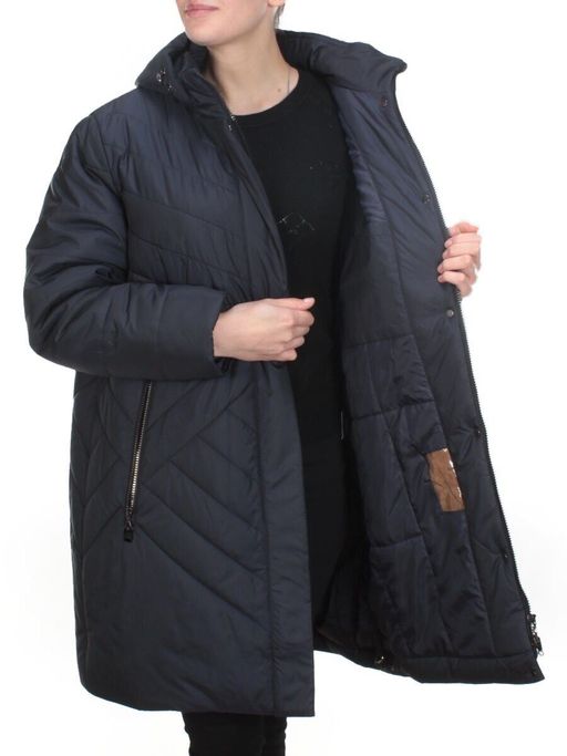 93-613M DARK BLUE Куртка зимняя женская LANKON (200 гр. холлофайбера)