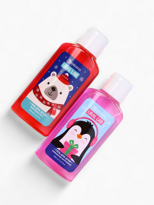 Подарочный набор косметики Новогодних чудес, гель для душа 2 шт. ? 100 мл, URAL LAB  фото 4