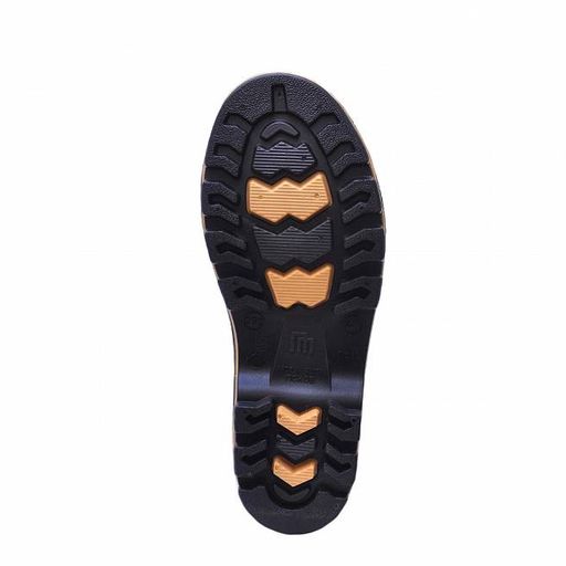 Сапоги Nordman Quaddro с защищенной подошвой ТЭП и флисовым вкладышем до -70С черные с желтым  фото 29