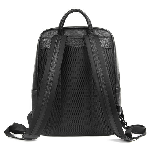 Рюкзак мужской, кожа, MIRONPAN 19163 Черный фото 3