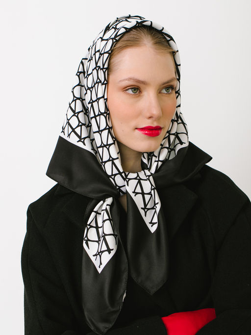 Большой мягкий очень нежный двусторонний платок - Tantino фото 6