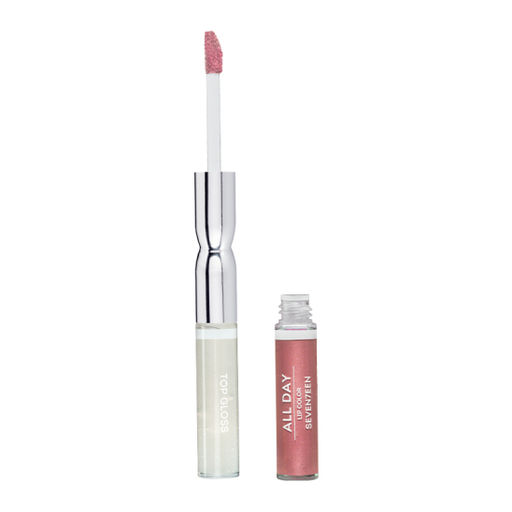 Жидкая стойкая помада-блеск All day lip color & top gloss, 85 Сливовый металлик 51191085