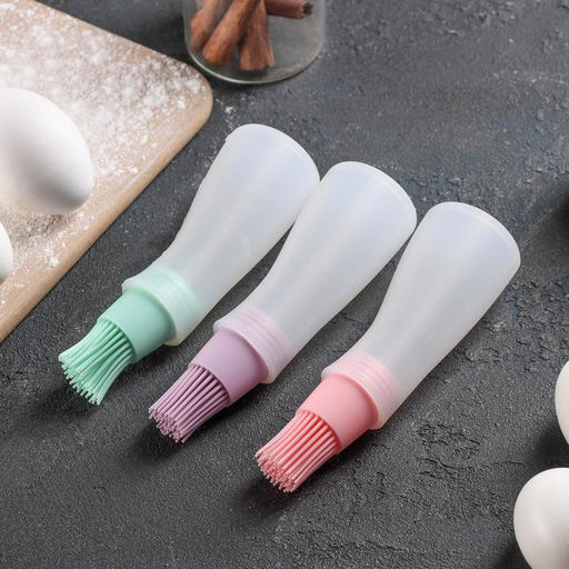 Кисть с резервуаром для масла Доляна Самуи?, силикон, 13?4,5?4,5 см, цвет МИКС фото 5