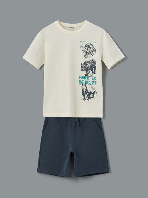 Bisiklet Yaka Erkek ?ocuk Ti??rt ve ?ort