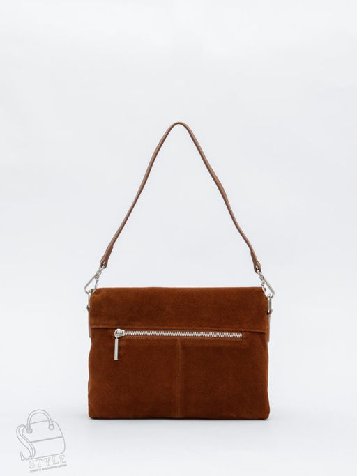 Сумка женская кожаная 8360F brown Polina&Eiterou  в Новосибирске